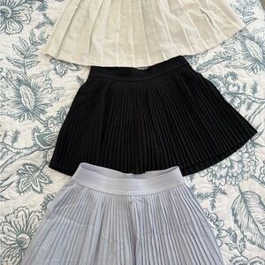 Activewear* Skirt Set - Black, light blue, Cream and bright pink (see all pics)